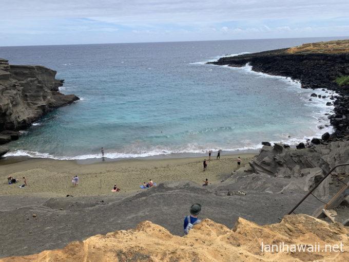 グリーンサンドビーチの絶景をお見せします ハワイひとりたび旅行記LANI☆レンタカーで2島を駆け抜けろ！